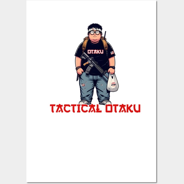 Tactical Otaku Wall Art by Rawlifegraphic